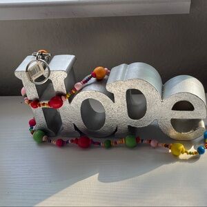 Multicolored Beaded lanyard